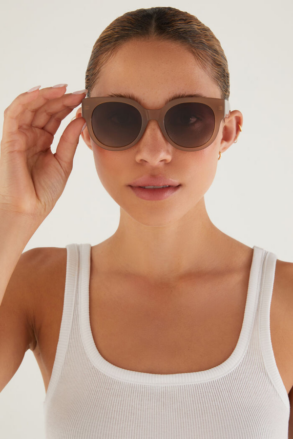 Z SUPPLY - LUNCH DATE SUNGLASSES TAUPE GRADIENT