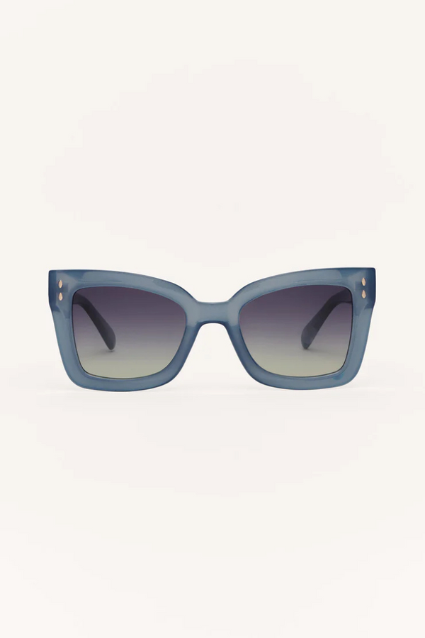 Z SUPPLY - CONFIDENTIAL POLARIZED SUNGLASSES DARK INDIGO