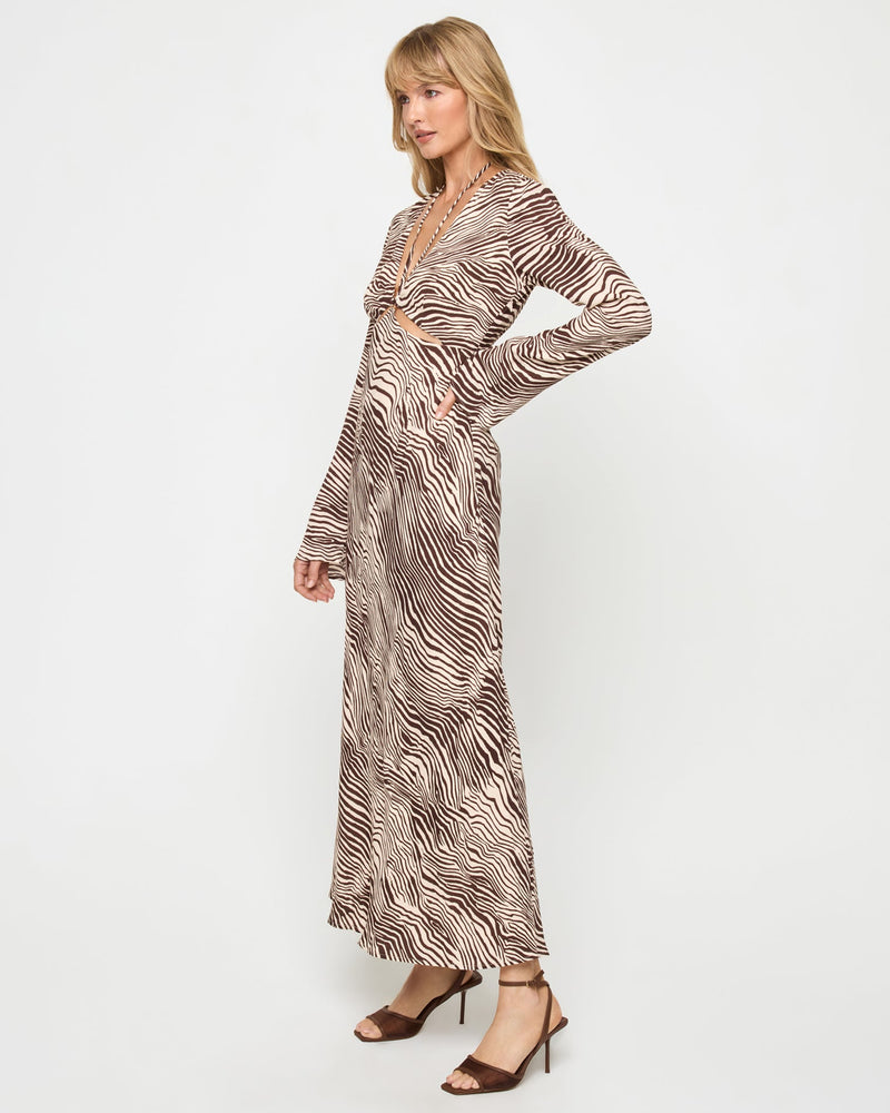 LSPACE - SAY WHEN MAXI DRESS YOU'RE AN ANIMAL