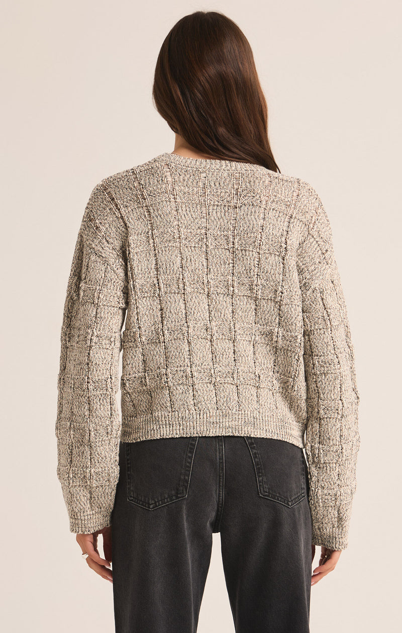 Z SUPPLY - AMBROSE PULLOVER SWEATER FOSSIL