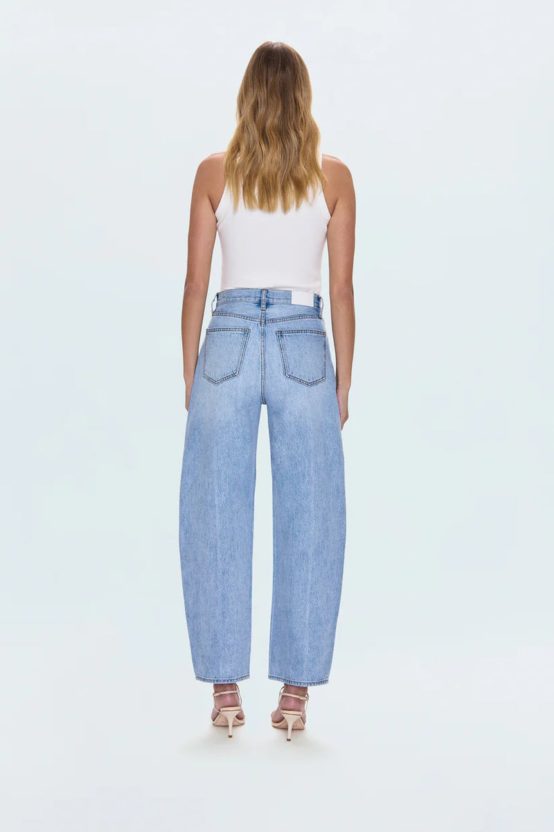 PISTOLA - WES HIGH RISE BARREL JEAN GAZE