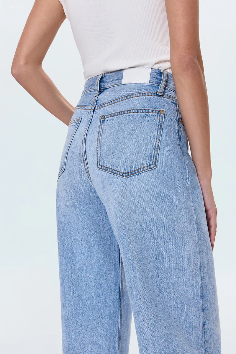 PISTOLA - WES HIGH RISE BARREL JEAN GAZE