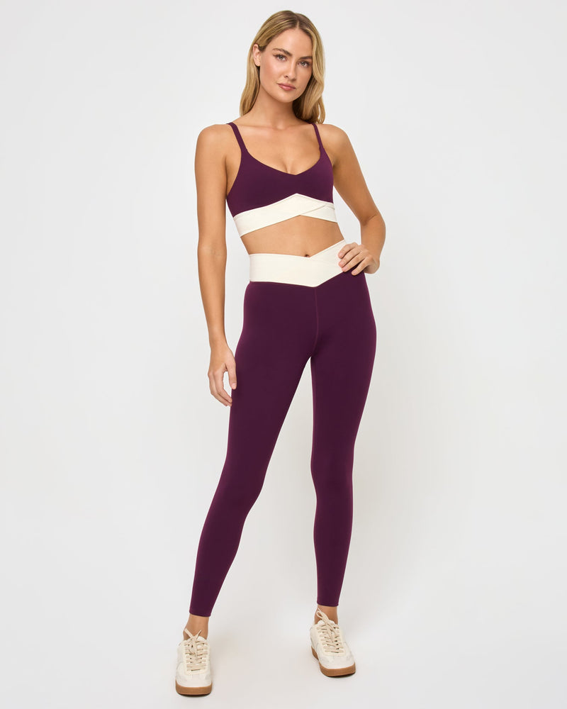 LSPACE - UNMATCHED BRA PLUM CREAM