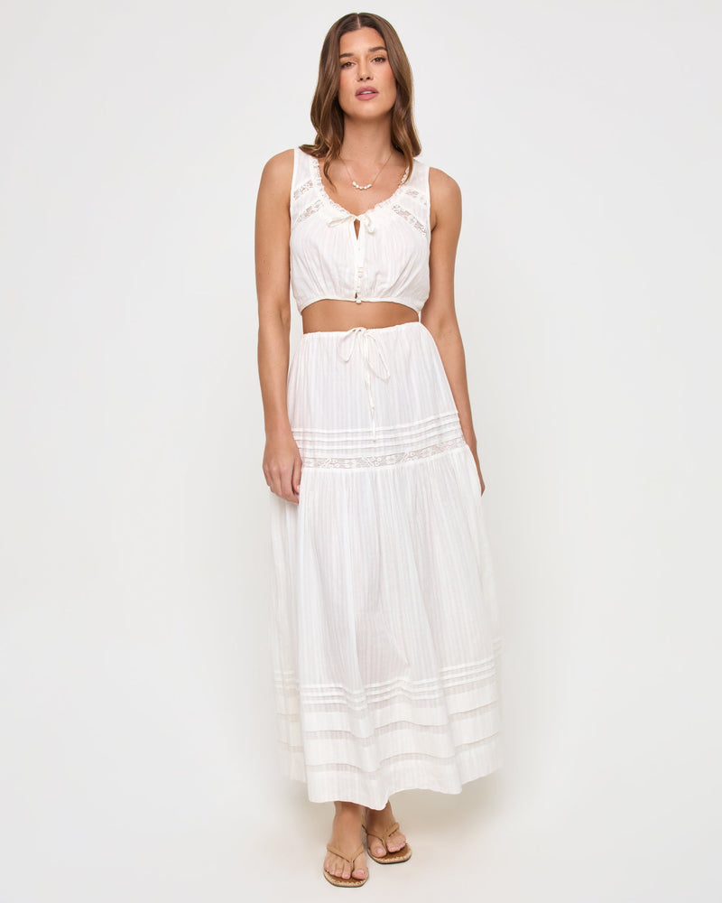 LSPACE - REIA TOP WHITE