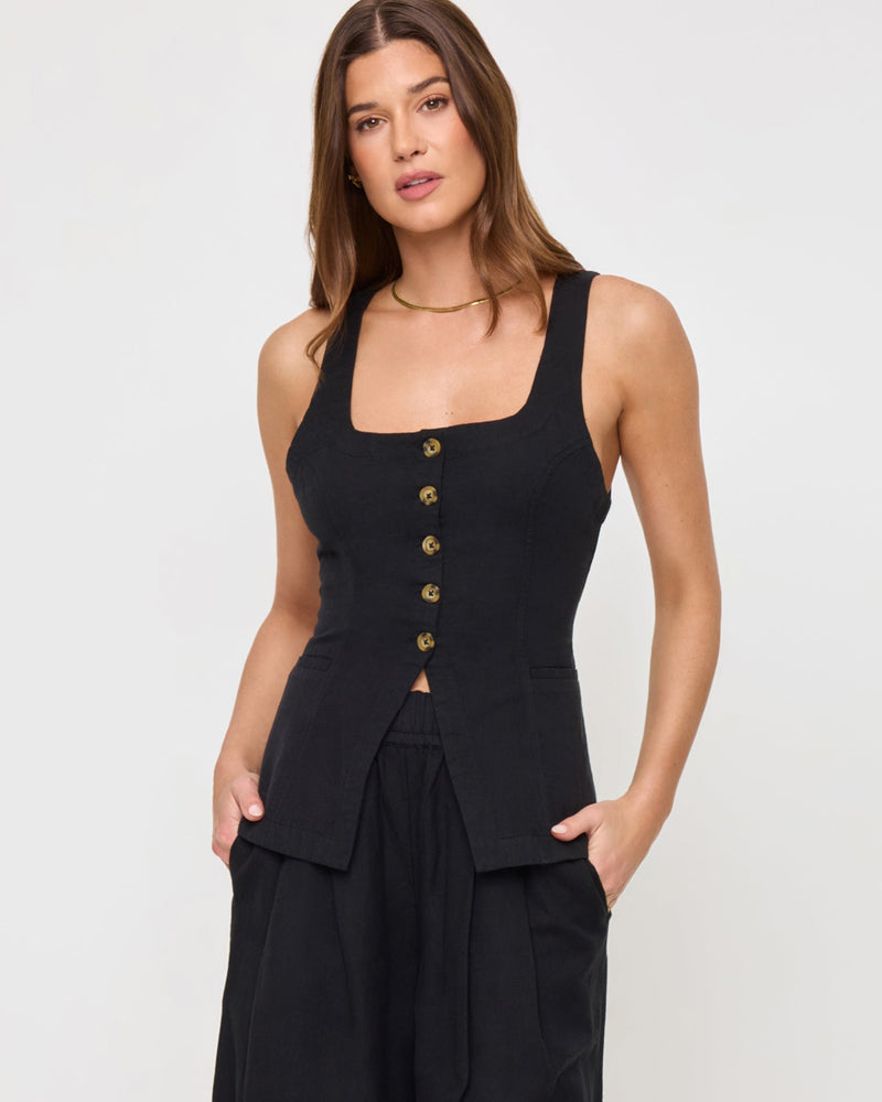 LSPACE - PALMA PANT BLACK