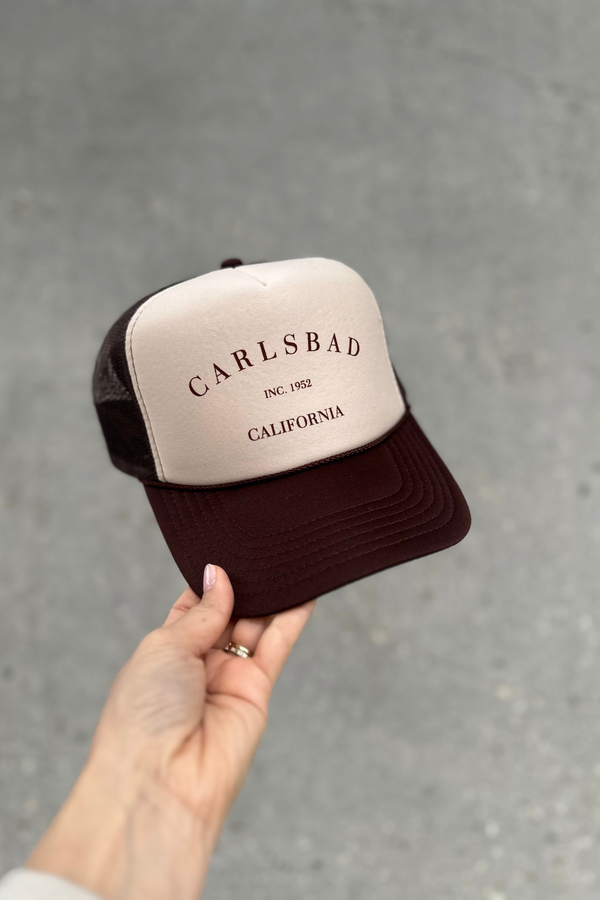NFM - HOMETOWN TRUCKER HAT CARLSBAD ESPRESSO SAND