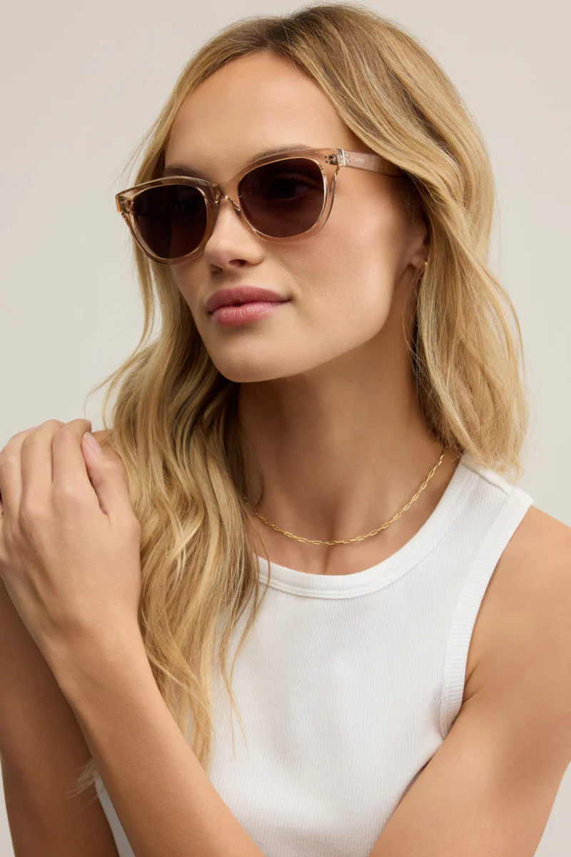 Z SUPPLY - SHORELINE POLARIZED SUNGLASSES SAND GRADIENT