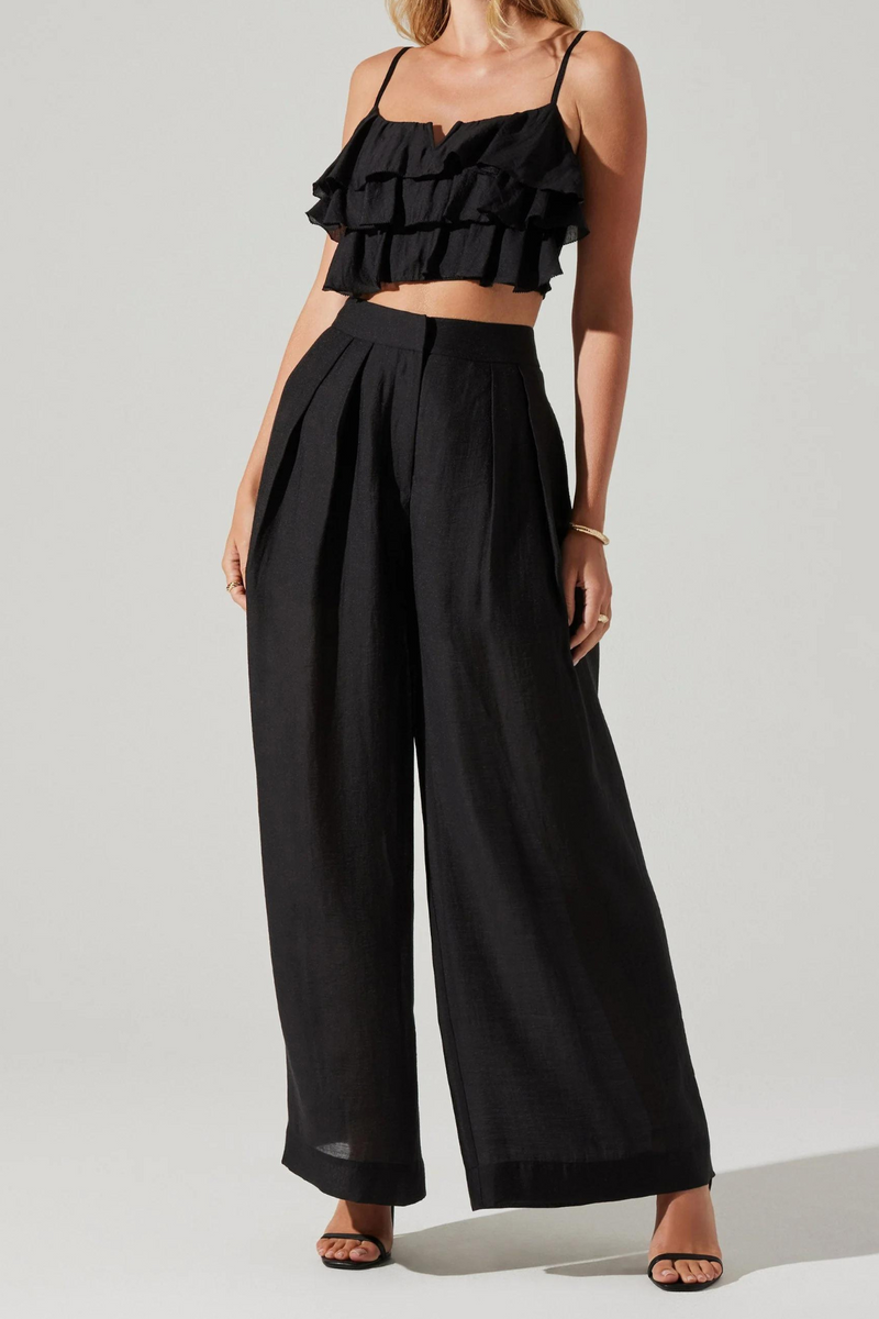 ASTR THE LABEL - ELLYSANA RUFFLE CROP