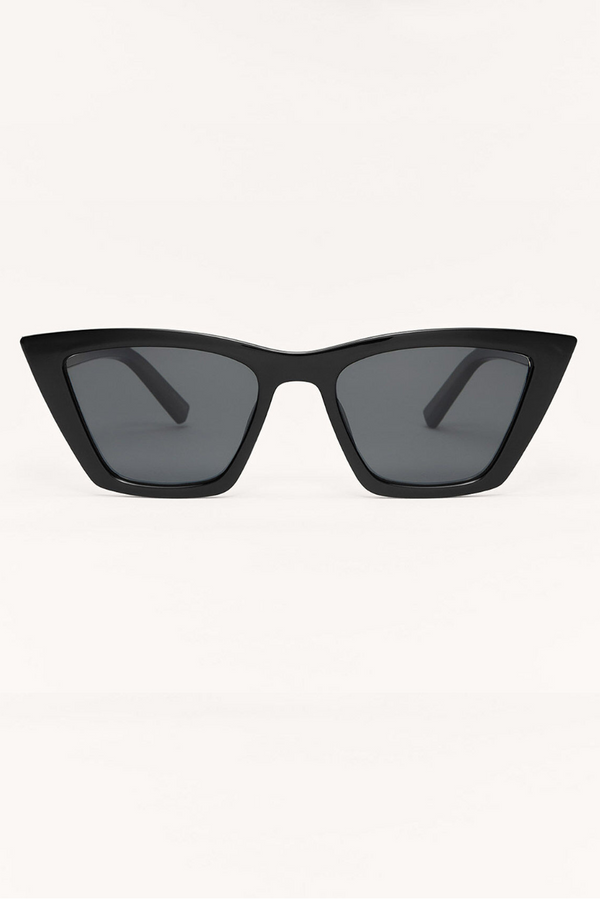 Z SUPPLY - VILLA POLARIZED SUNGLASSES BLACK GREY