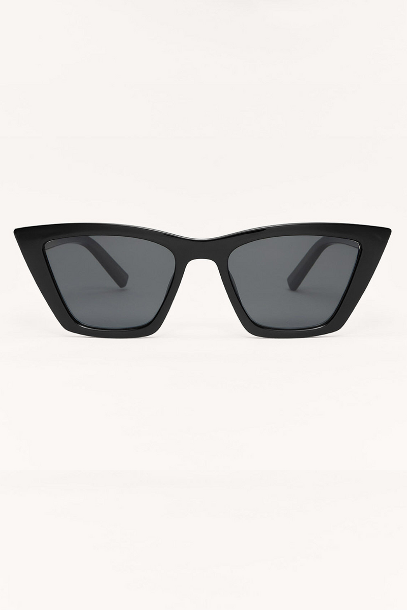 Z SUPPLY - VILLA POLARIZED SUNGLASSES BLACK GREY
