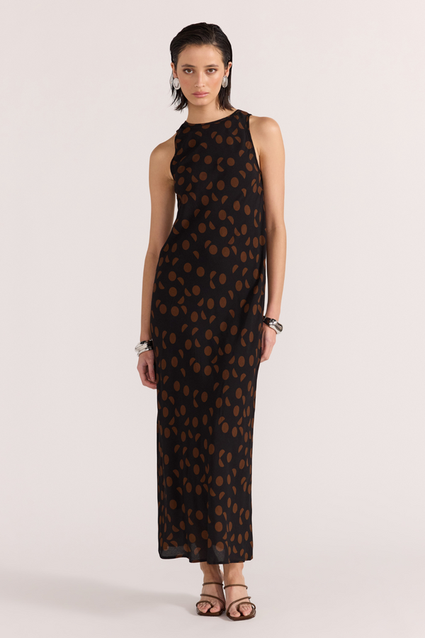 STAPLE THE LABEL - LUELLA BIAS MIDI DRESS SPOT