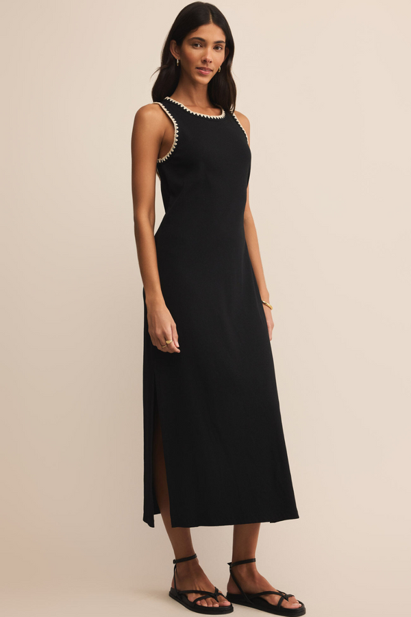 Z SUPPLY - DELAMER WHIPSTITCH MIDI DRESS