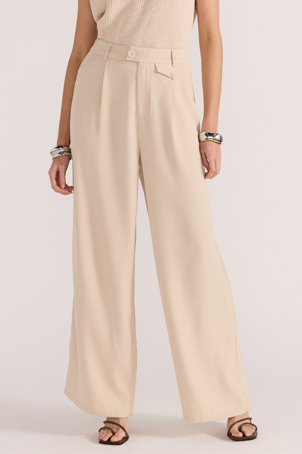 STAPLE THE LABEL - HAYDEN WIDE LEG PANT BEIGE