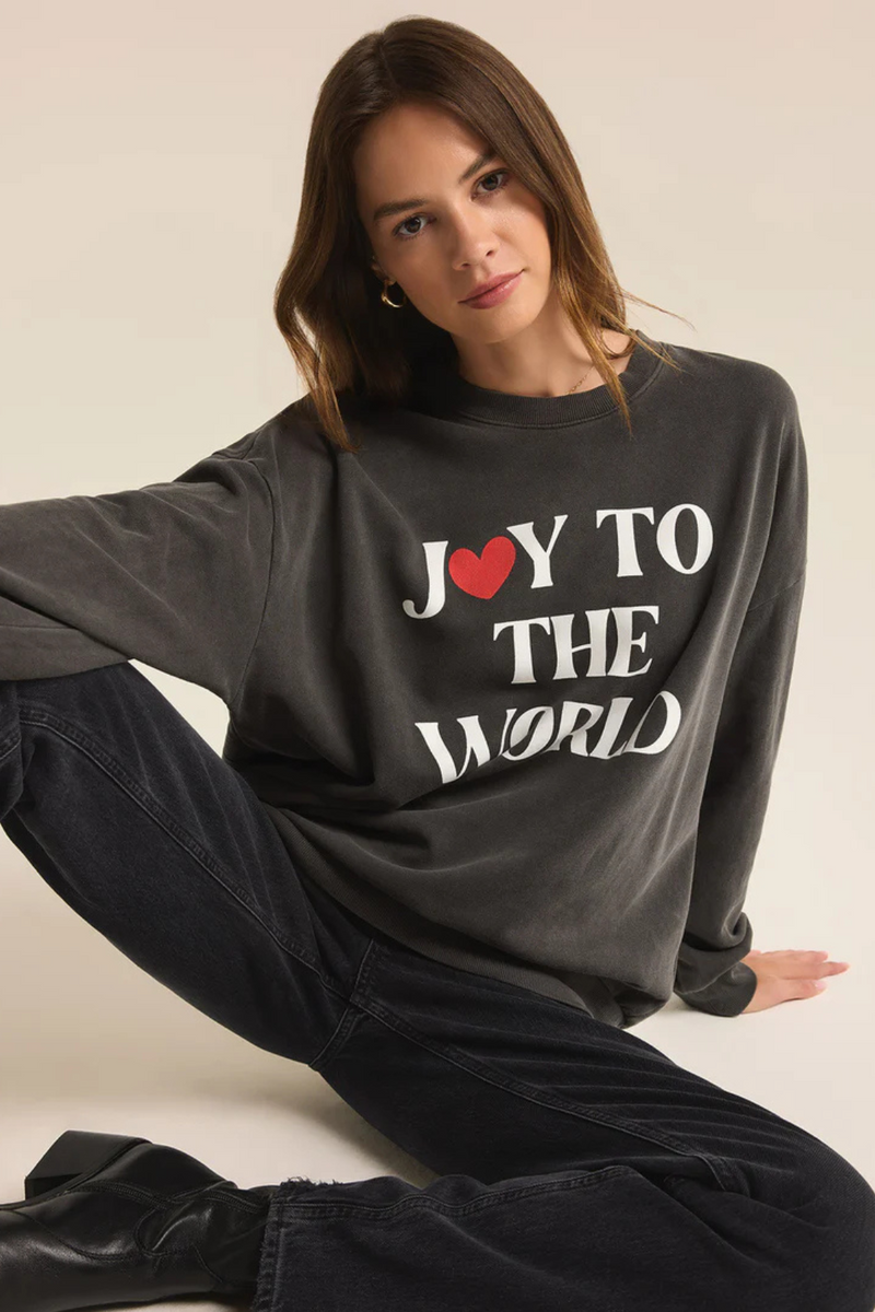 Z SUPPLY - JOY SUNDAY SWEATSHIRT