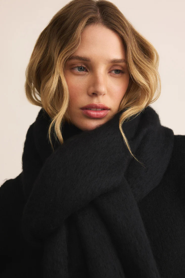Z SUPPLY - SHOW ME THE WAY SCARF BLACK – swirlboutique