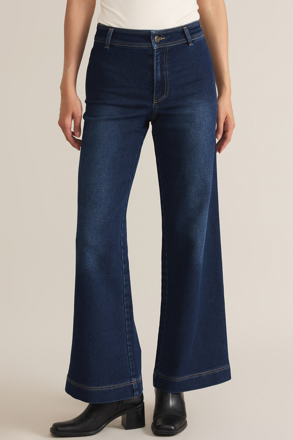 Z SUPPLY - RILYNN WIDE LEG DENIM TROUSER