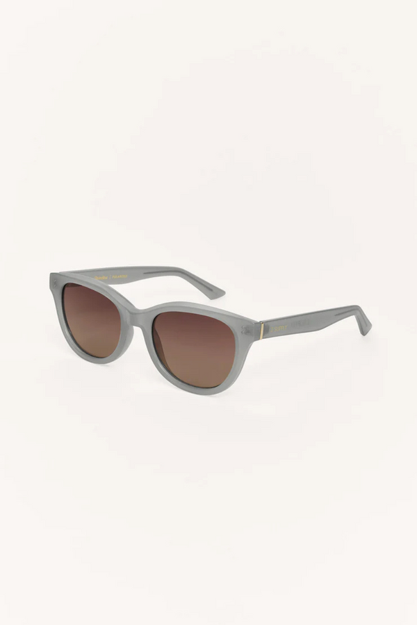 Z SUPPLY - SHORELINE POLARIZED SUNGLASSES PEWTER GRADIENT