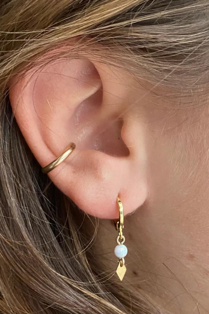 SAND + GRIT - THE DOMED MID EAR CUFF
