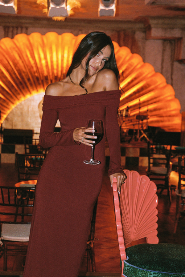 LSPACE - CARRIE DRESS SANGRIA