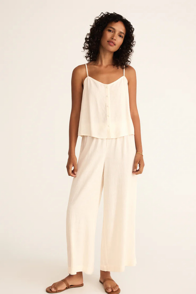 Z SUPPLY - SAVOY LINEN TANK SEA SALT