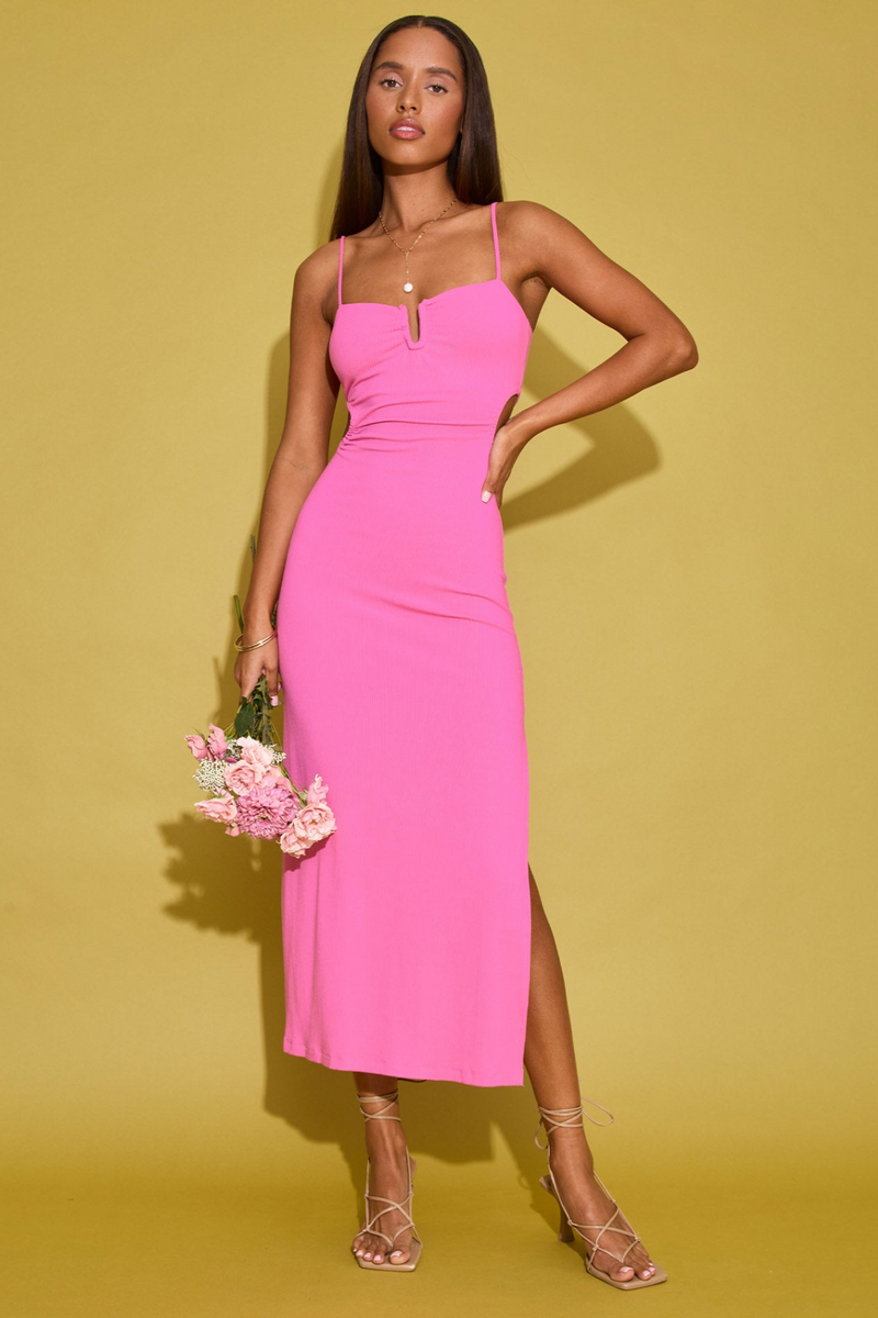 LSPACE - CAMERON DRESS BUBBLEGUM PINK