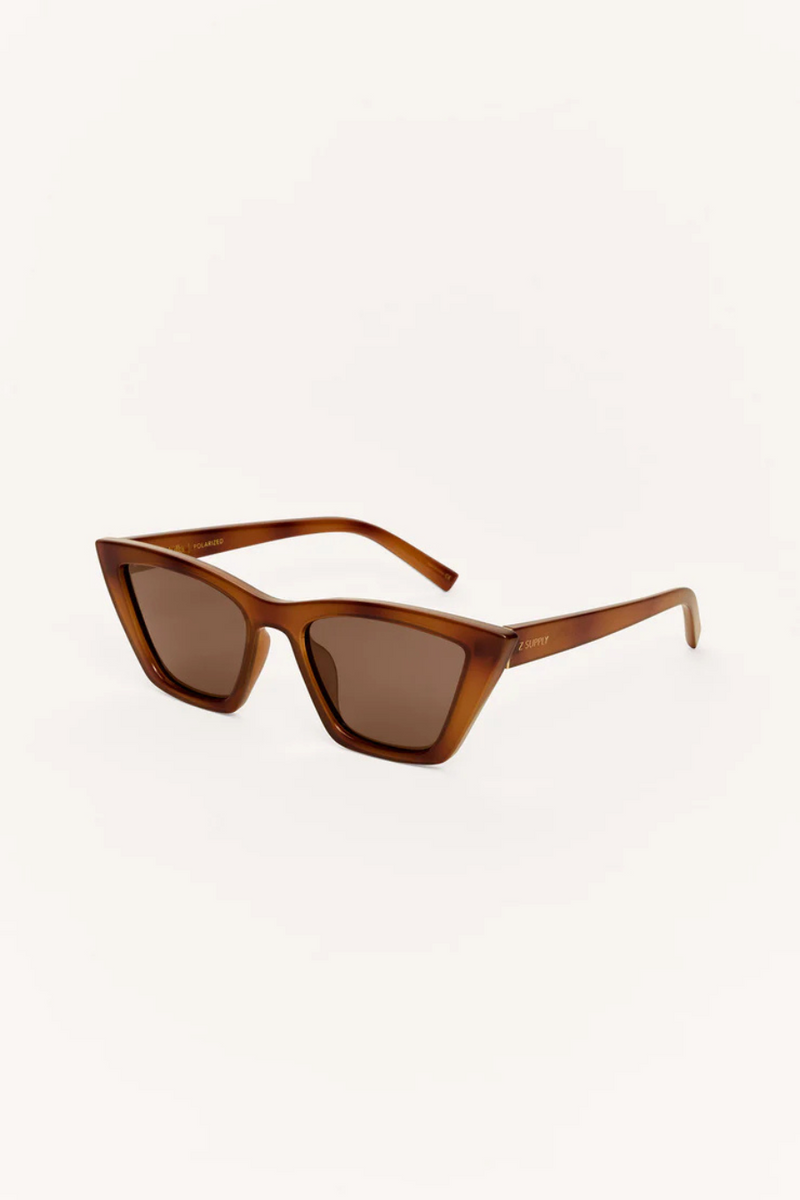 Z SUPPLY - VILLA POLARIZED SUNGLASSES TORTOISE BROWN