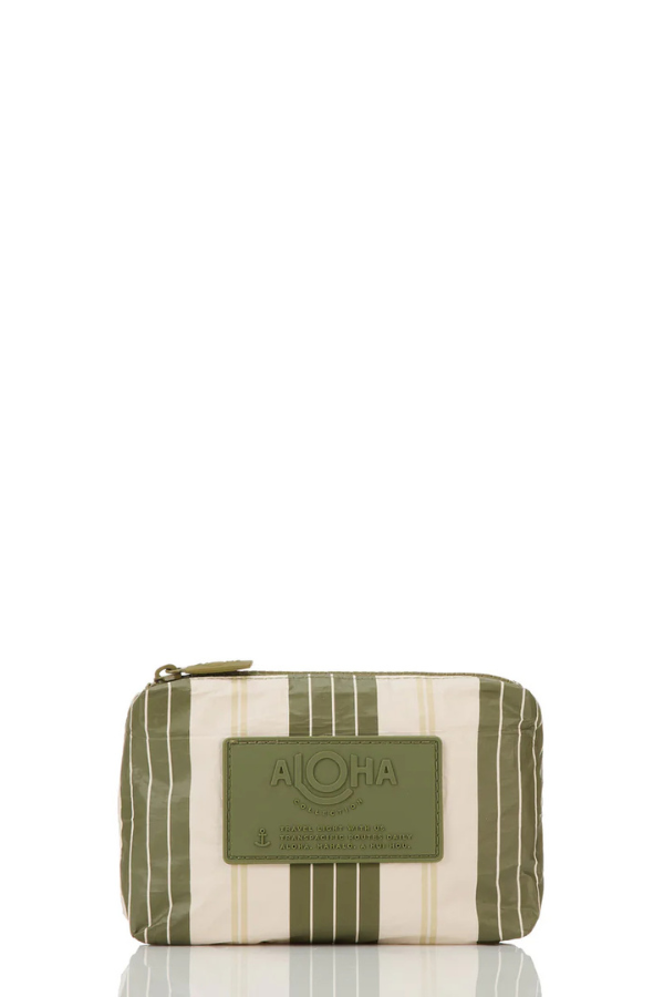 ALOHA - MARKET STRIPE MINI OLIVE SANDSTONE