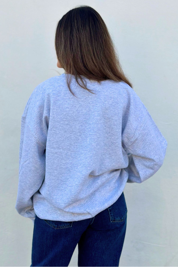 SWIRL SOCIETY - HOMETOWN ENCINITAS SWEATSHIRT ASH GREY SANGRIA