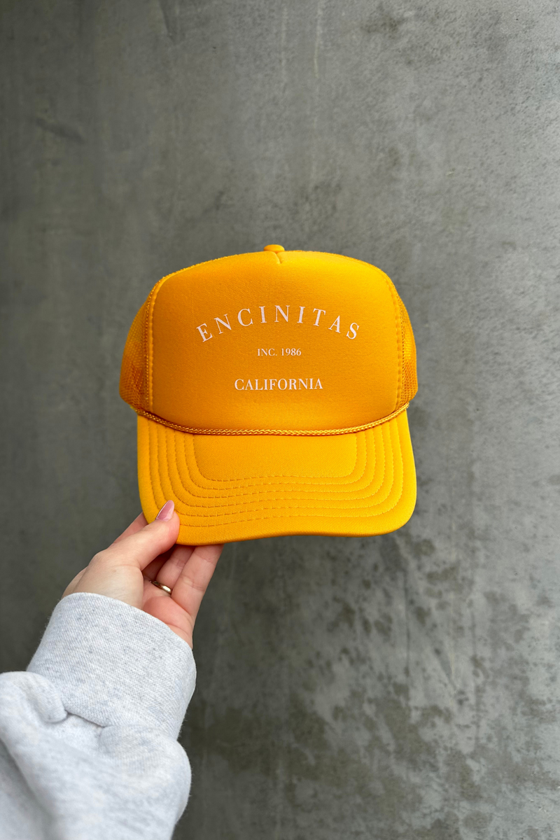 NFM - HOMETOWN TRUCKER HAT ENCINITAS GOLDEN HOUR