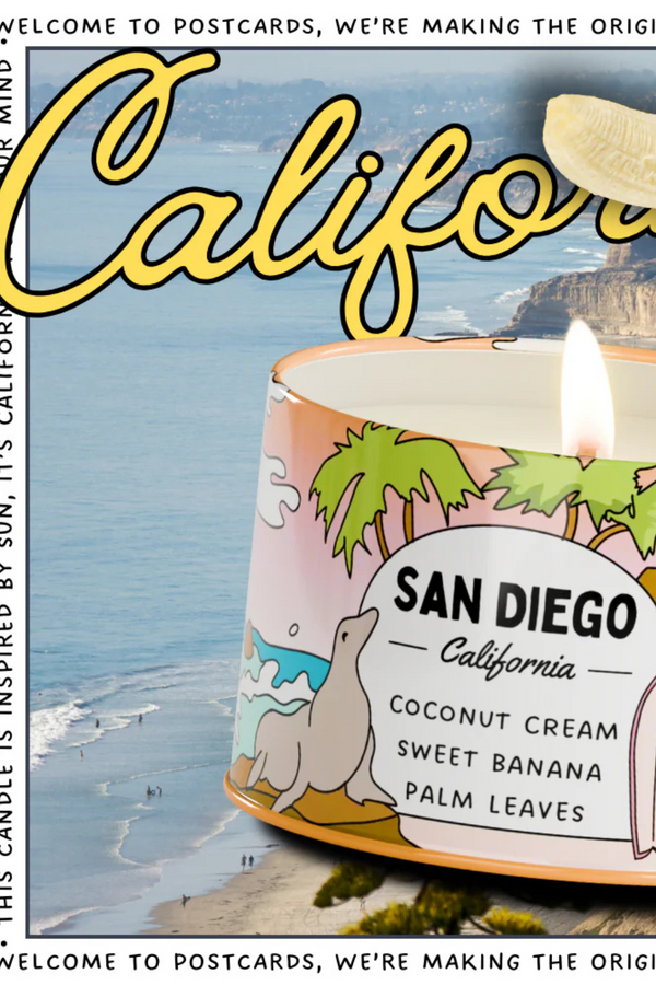 POSTCARDS - SAN DIEGO CANDLE