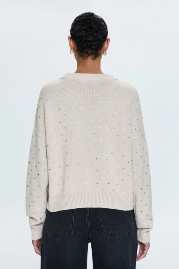 PISTOLA - STEPH CREW NECK SWEATER CRYSTAL MINK