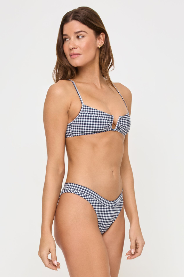 LSPACE - MERCER BIKINI BOTTOM ATTA GIRL GINGHAM