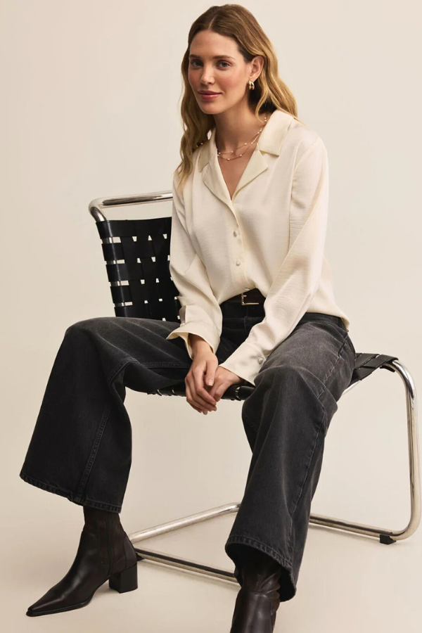 Z SUPPLY - ANA SATIN TOP CLOUD
