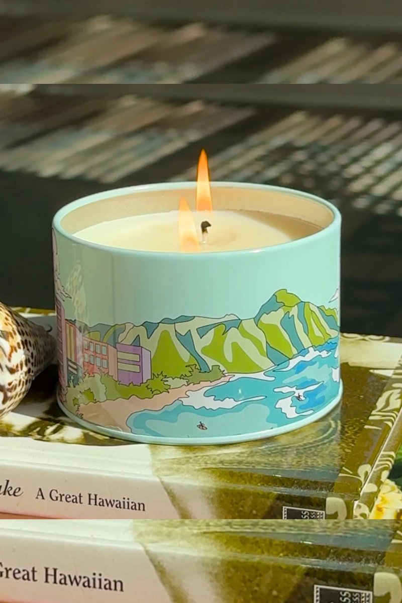 POSTCARDS - WAIKIKI BEACH CANDLE