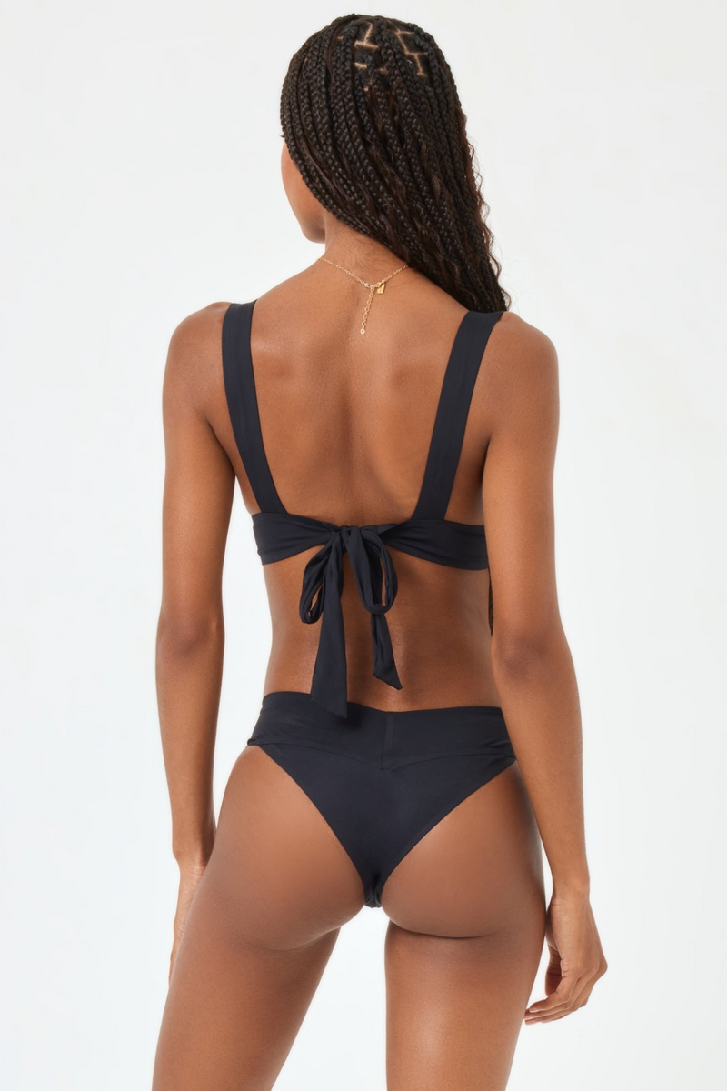 LSPACE - QUINN BIKINI BOTTOM BLACK