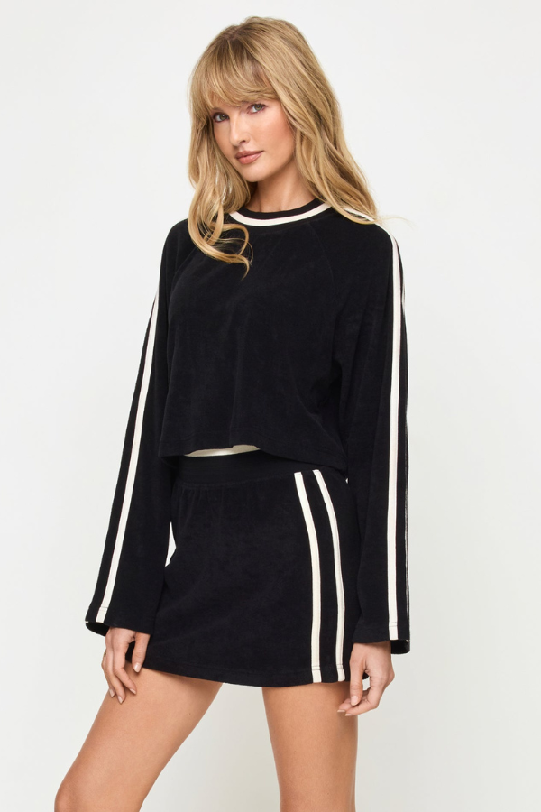 LSPACE - TEMPO PULLOVER BLACK CREAM