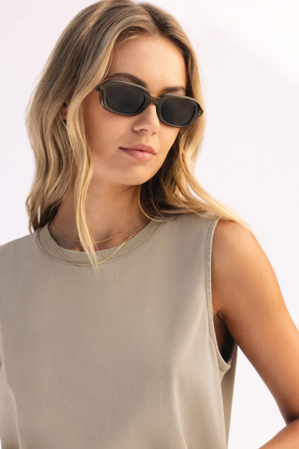 Z SUPPLY - MYST POLARIZED SUNGLASSES SAGE GREY