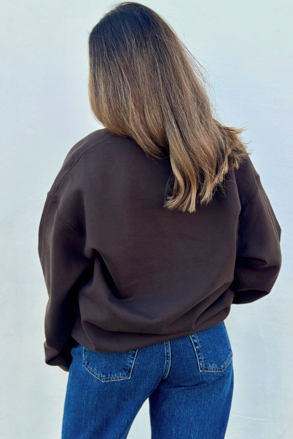 SWIRL SOCIETY - HOMETOWN ENCINITAS CREW NECK CHOCOLATE SAND