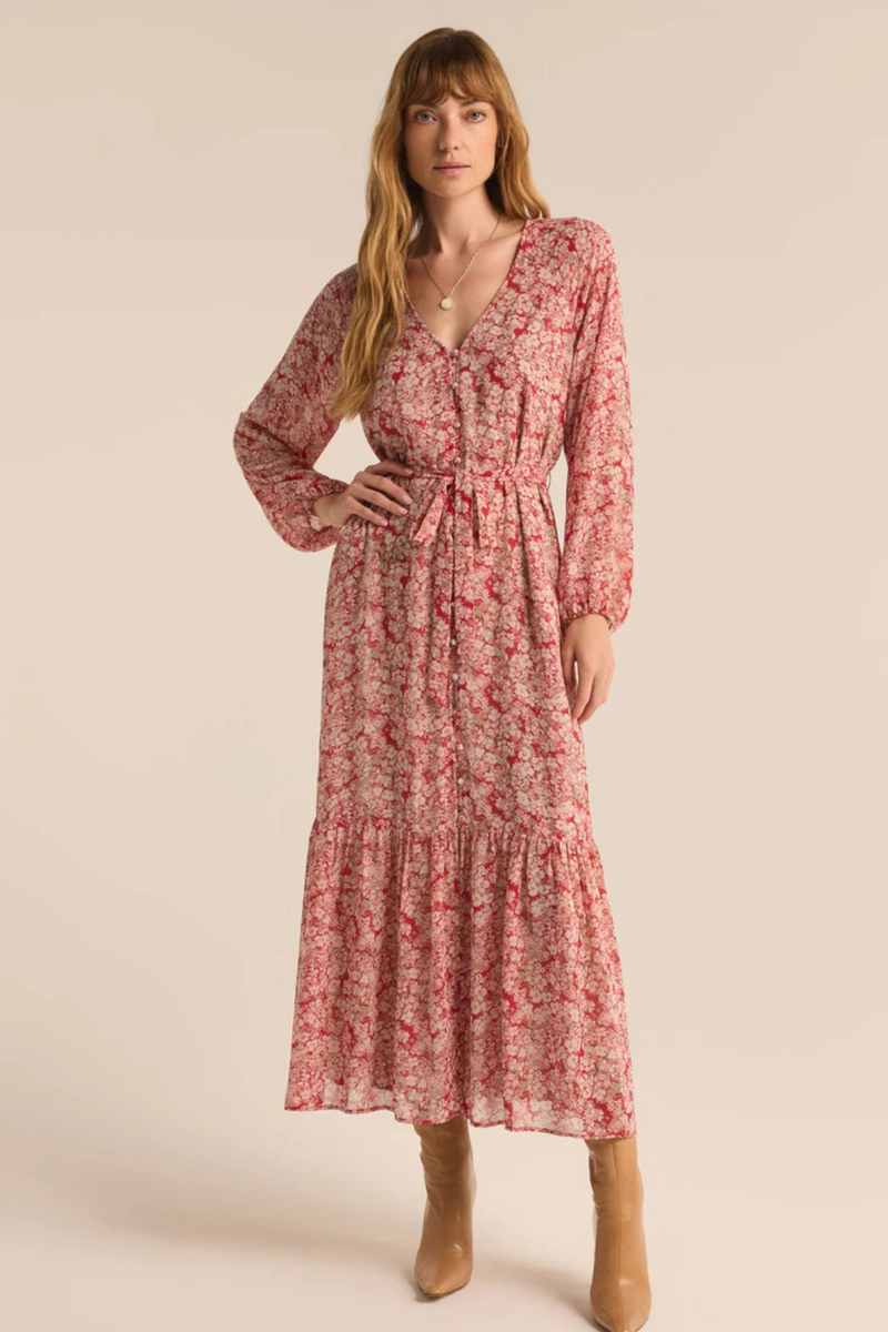 Z SUPPLY - DELLA FLORAL MAXI DRESS