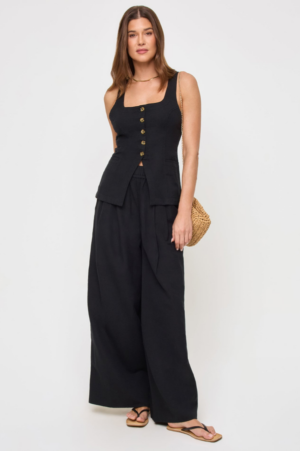 LSPACE - PALMA PANT BLACK