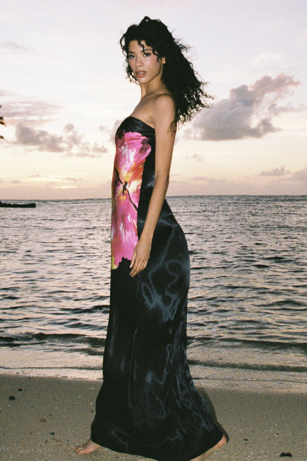 LSPACE - SPRING IN LOVE DRESS AFTER MIDNIGHT HIBISCUS