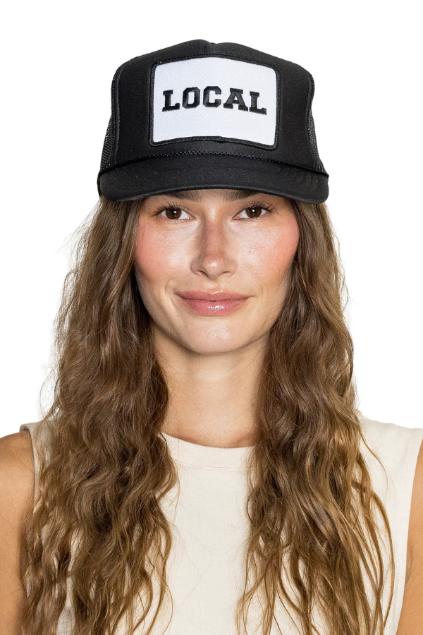 FRIDAY FEELIN - LOCALS TRUCKER HAT BLACK