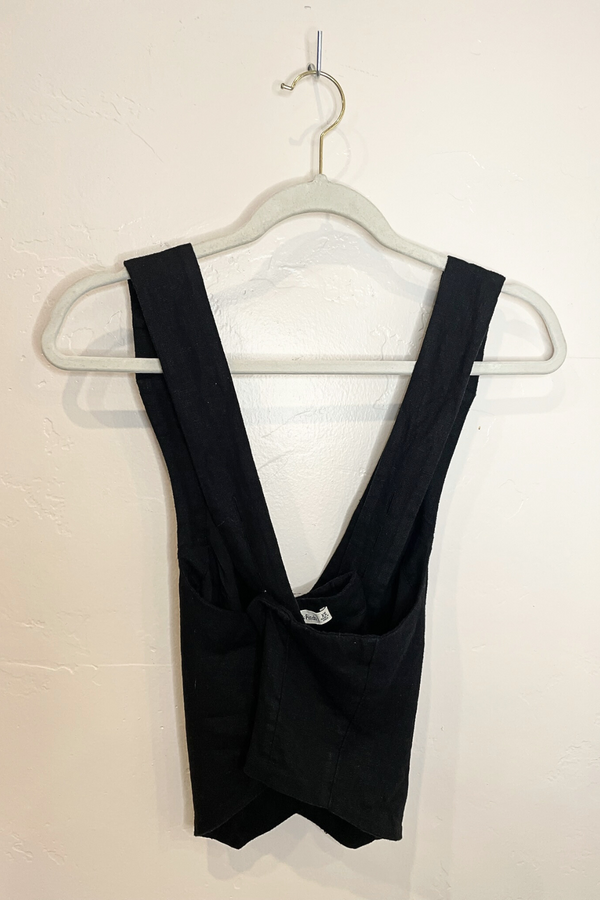 ABERCROMBIE & FITCH - KNIT CRISS CROSS TANK