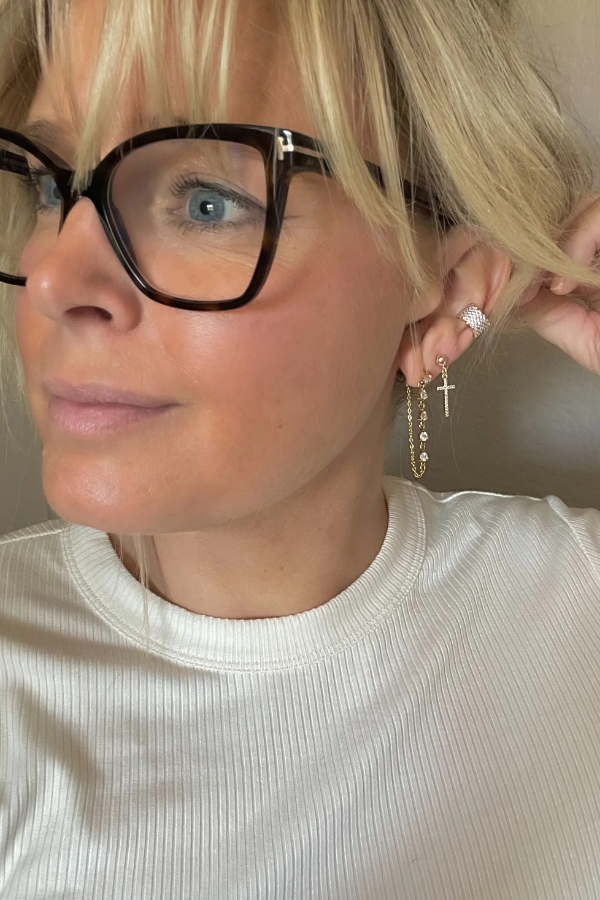 BUNGALOW BLONDE JEWELRY - MARBELLA CHAIN EARRING