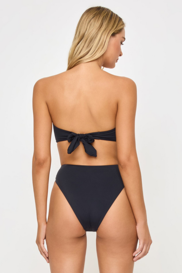 LSPACE - SAVANNAH BIKINI BOTTOM AFTER MIDNIGHT HIBISCUS