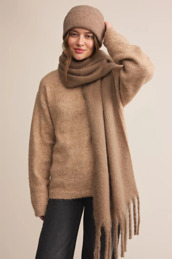 Z SUPPLY - GLACIER LUXE BEANIE CLASSIC CAMEL