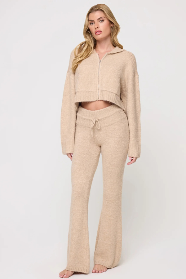 LSPACE - JETSET HOODIE HEATHER OATMEAL