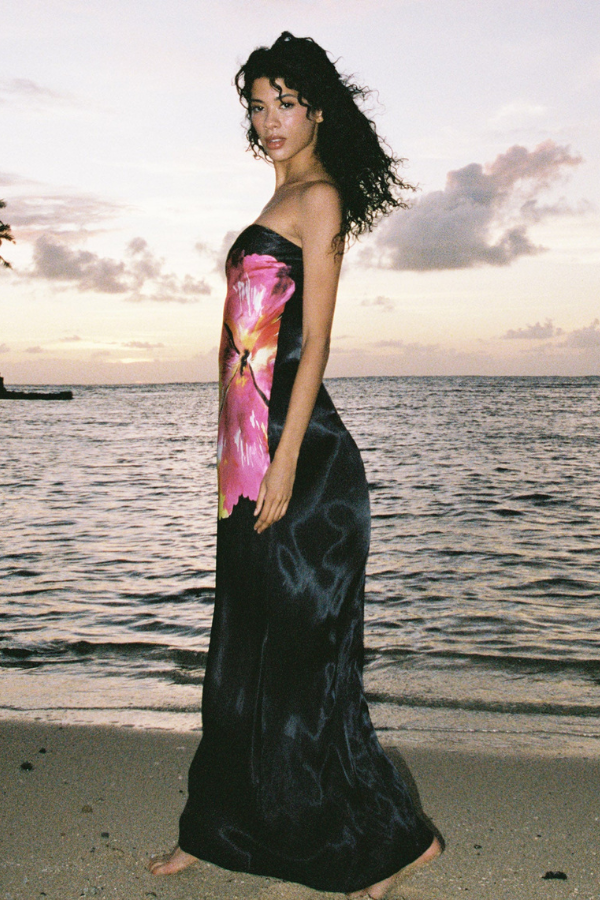 LSPACE - SPRING IN LOVE DRESS AFTER MIDNIGHT HIBISCUS