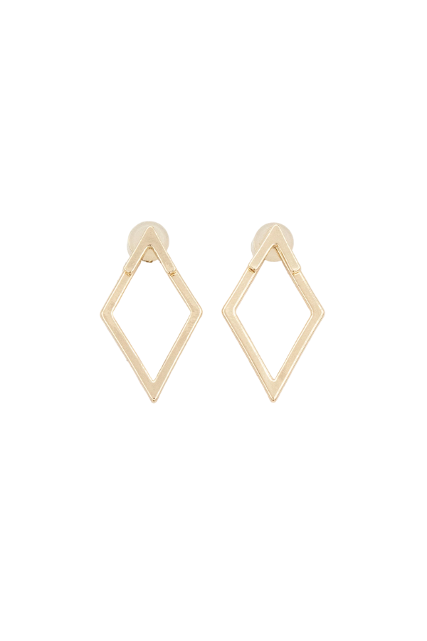 BUNGALOW BLONDE JEWELRY - DIAMOND JACKETS 2-IN-1 EARRNG