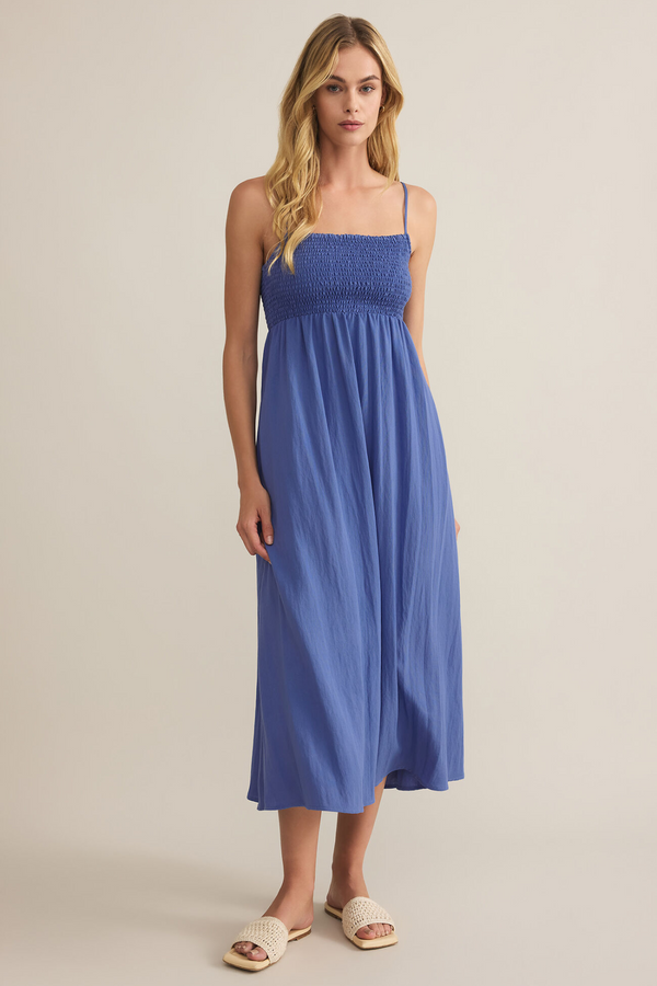 Z SUPPLY - BEACHSIDE MIDI DRESS RIVIERA